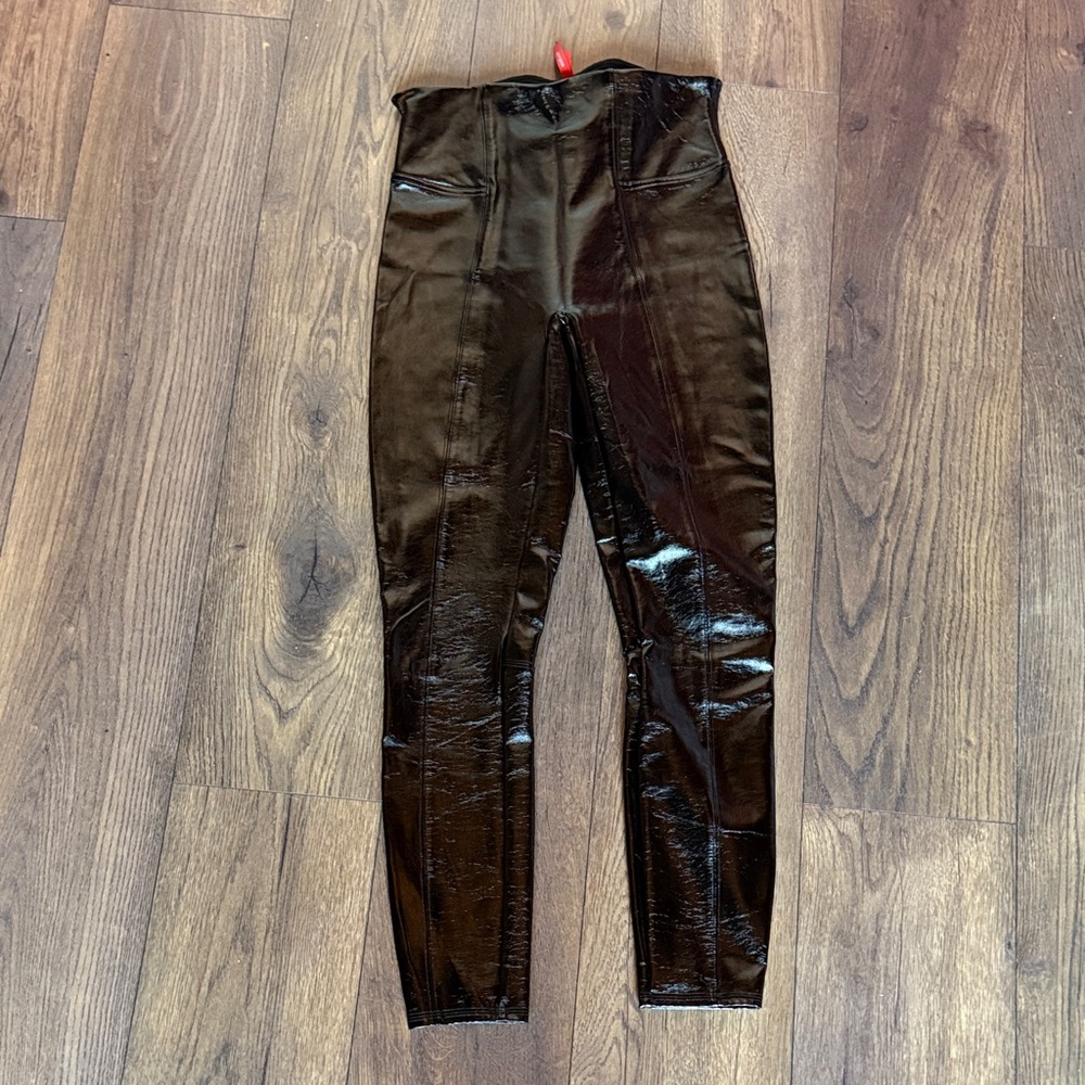 SPANX Glossy Black Women's Pants